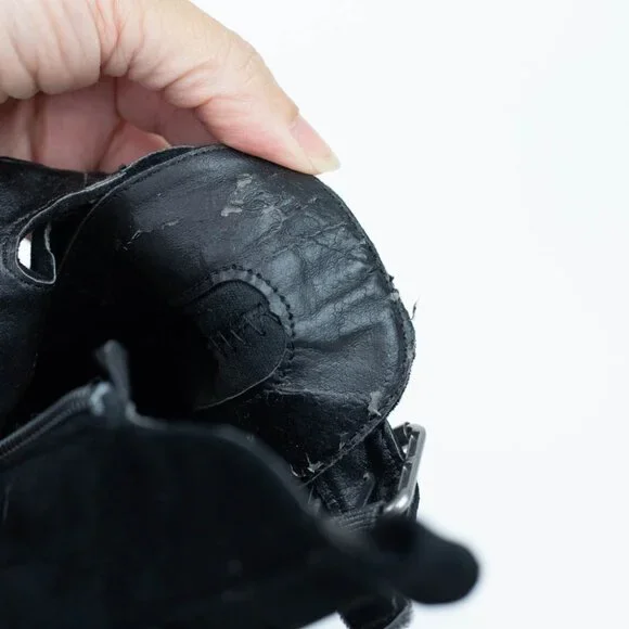 Universal Thread Target Black Kelsey Western Buckle Ankle Booties Women’s Size 6 - Picture 12 of 15